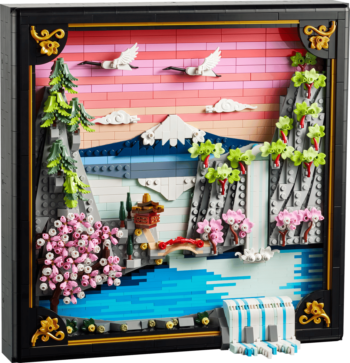 Japanese Cherry Blossom Landscape