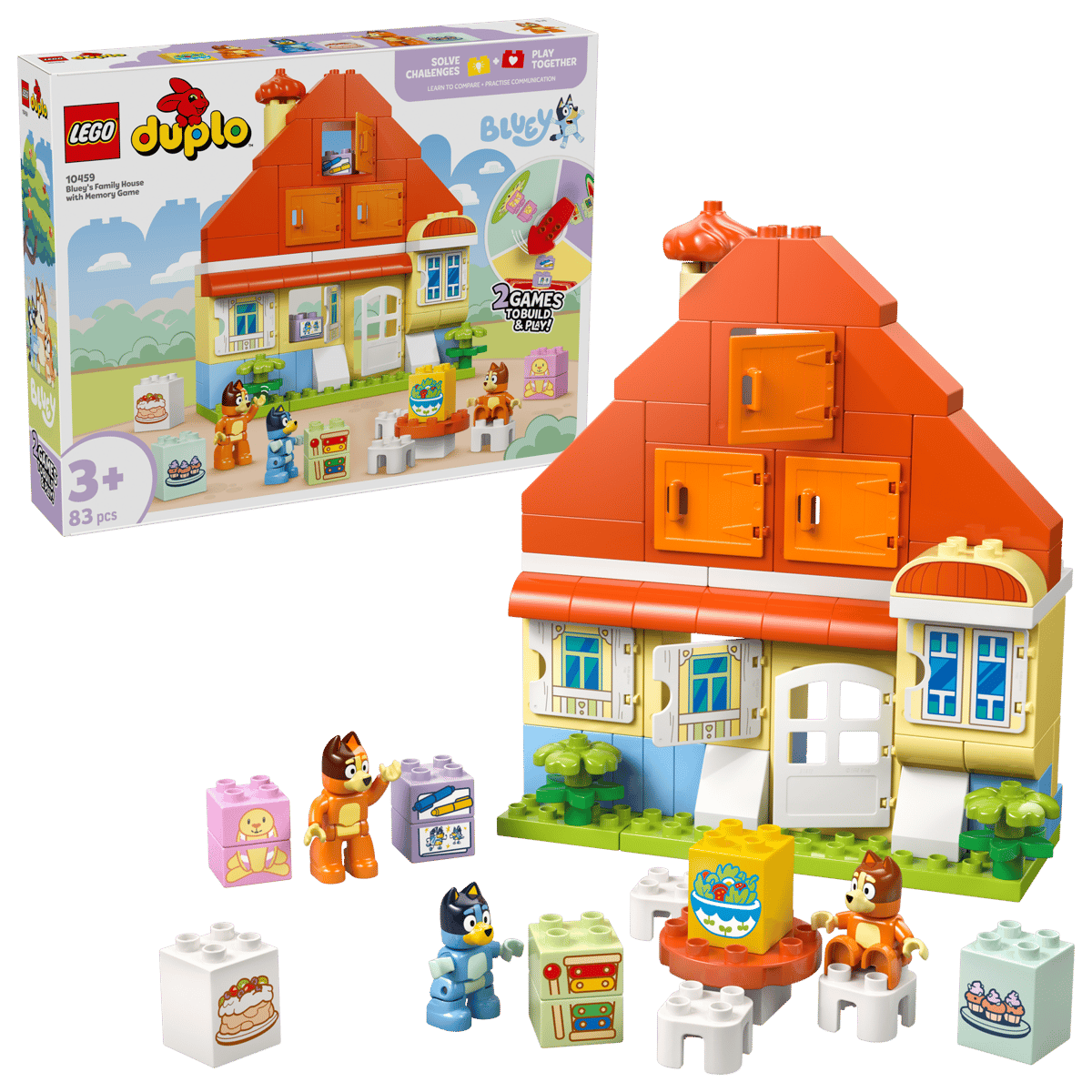 Bluey's Family House with Memory Game - Image 2