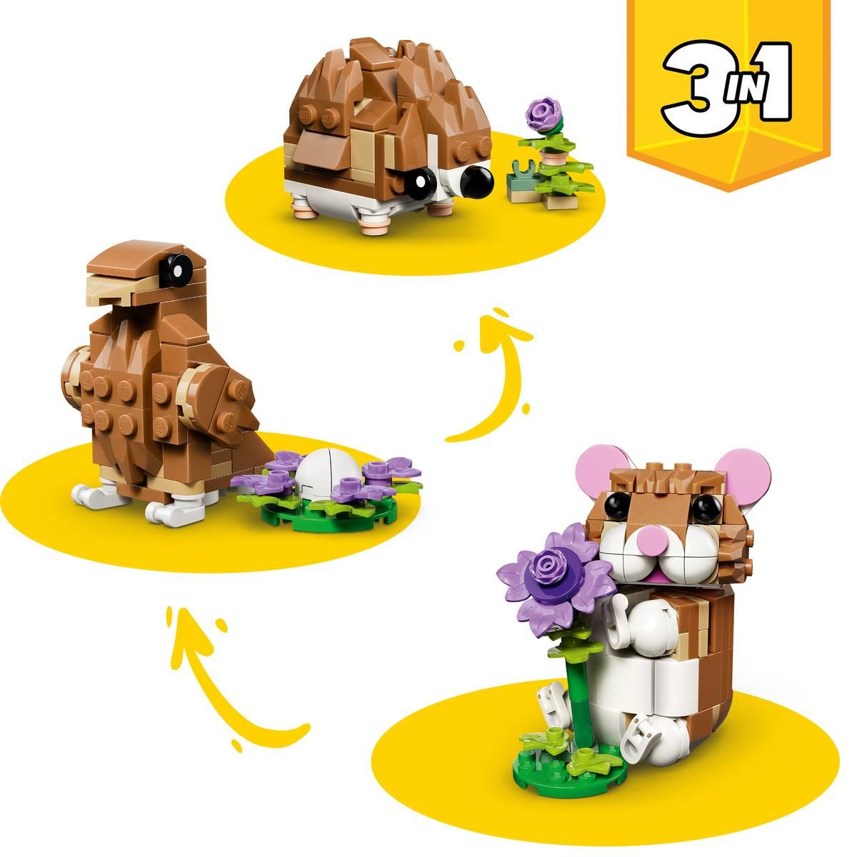 Cute Hamster with a Flower - Image 3