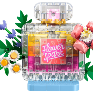 Floral Decor Perfume Bottle