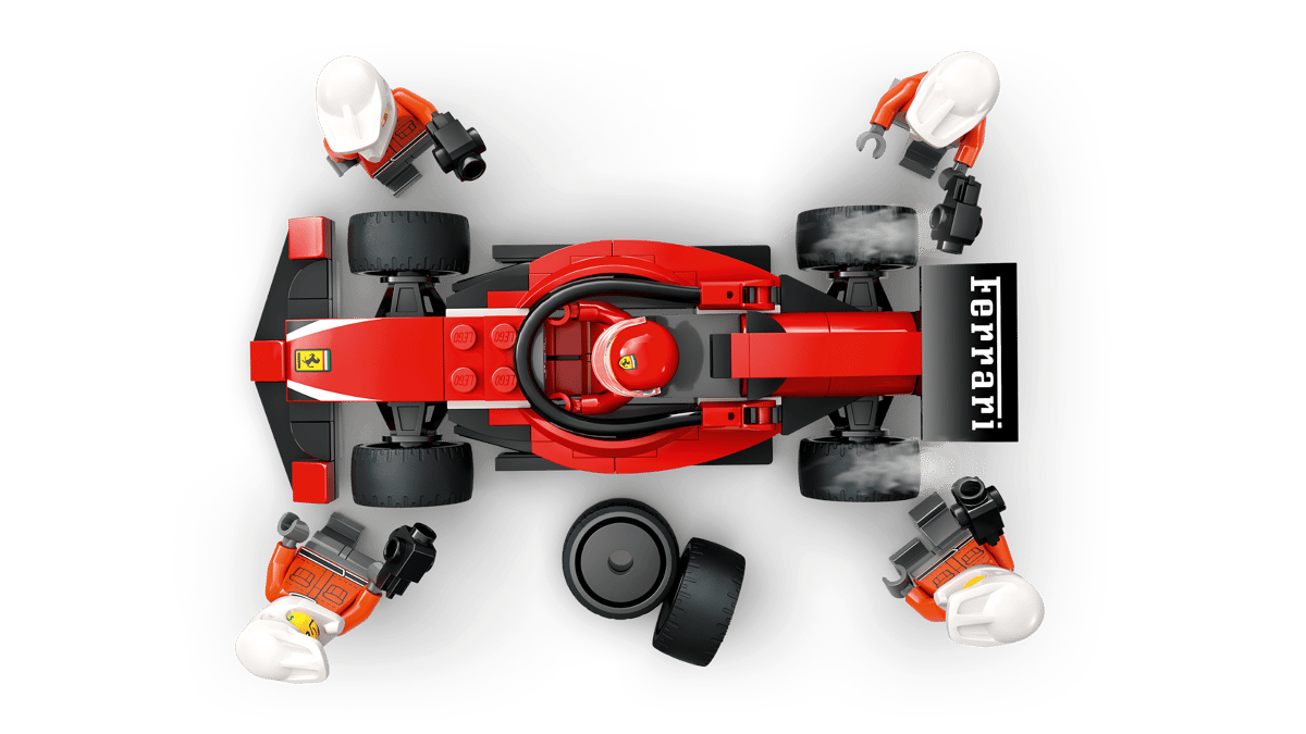 F1® Pit Stop & Pit Crew with Ferrari Car - Image 7